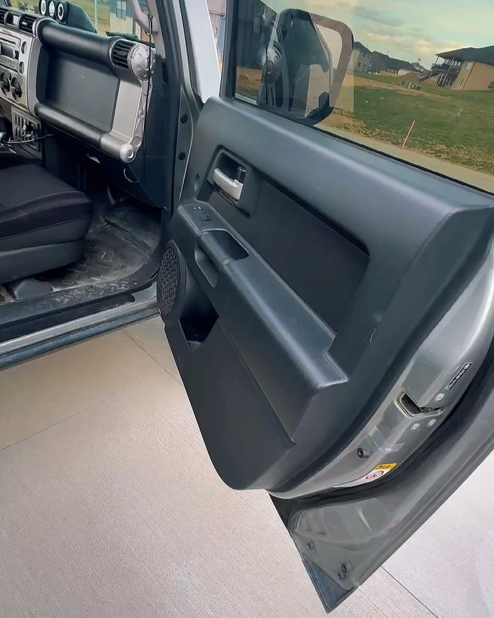 Detailed SUV door panel